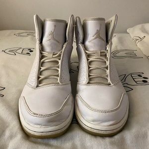 White Nike Air Jordan 1 Flight 5 Premium